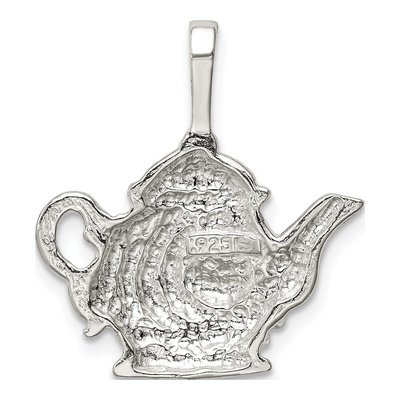 Sterling Silver Teapot Pendant – view 5