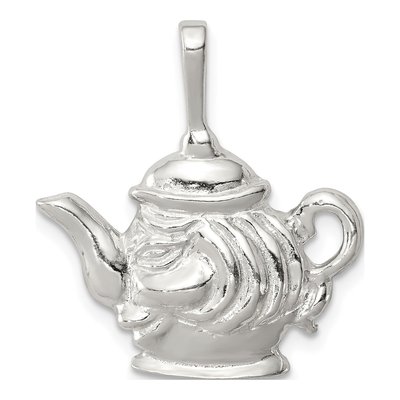 Sterling Silver Teapot Pendant