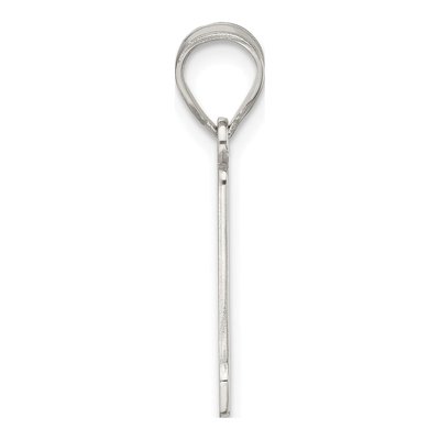 Sterling Silver Letter A Pendant – view 2