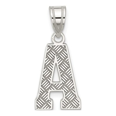Sterling Silver Letter A Pendant