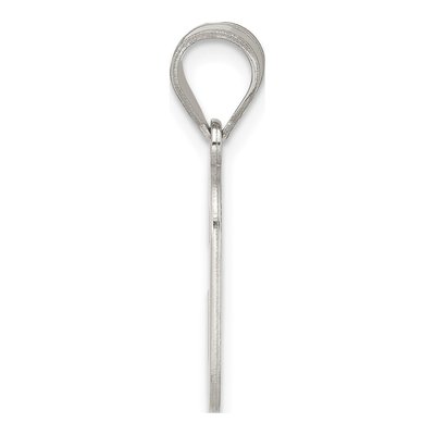 Sterling Silver Letter C Pendant – view 2