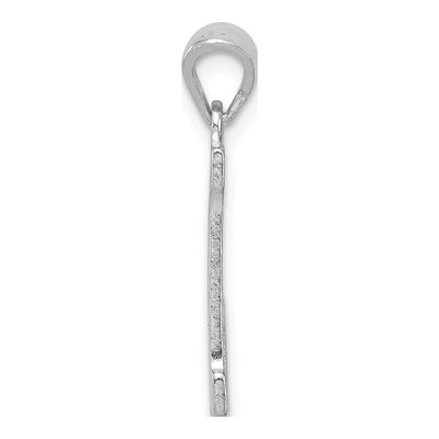 Sterling Silver Letter L Pendant – view 2