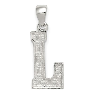 Sterling Silver Letter L Pendant