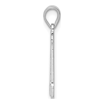 Sterling Silver Letter M Pendant – view 3