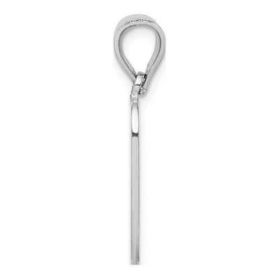 Sterling Silver Letter O Pendant – view 2