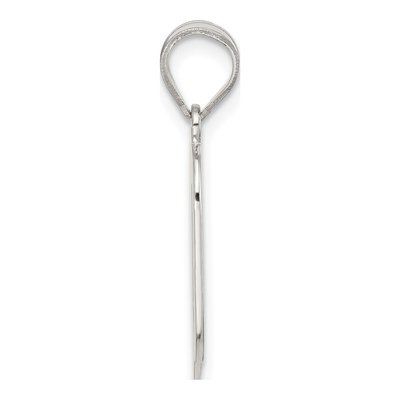 Sterling Silver Letter Q Pendant – view 2
