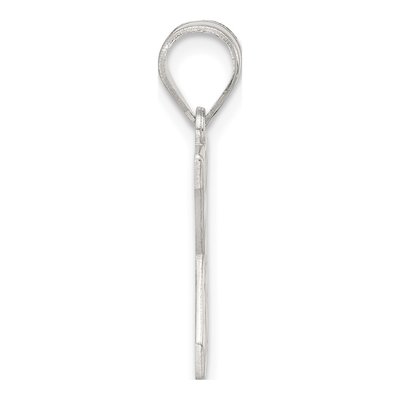 Sterling Silver Letter X Pendant – view 2