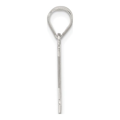 Sterling Silver Letter Y Pendant – view 2