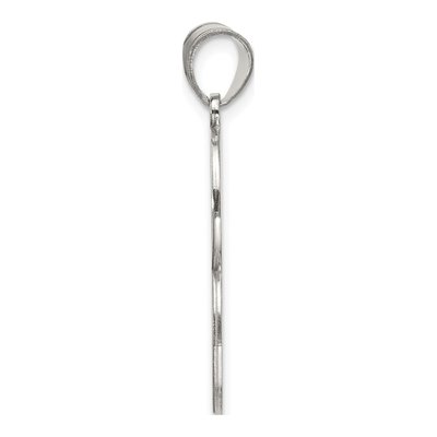 Sterling Silver Letter B Pendant – view 3