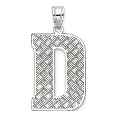 Sterling Silver Letter D Pendant