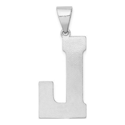 Sterling Silver Letter L Pendant – view 4