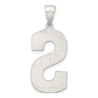 Sterling Silver Letter S Pendant – view 4