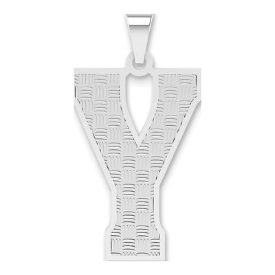 Sterling Silver Letter Y Pendant