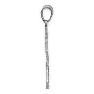 Sterling Silver Letter Z Pendant – view 2
