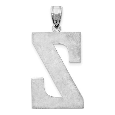 Sterling Silver Letter Z Pendant – view 3