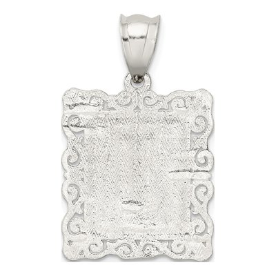 Sterling Silver Initial I Pendant – view 4