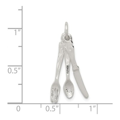 Sterling Silver Knife Pendant – view 4