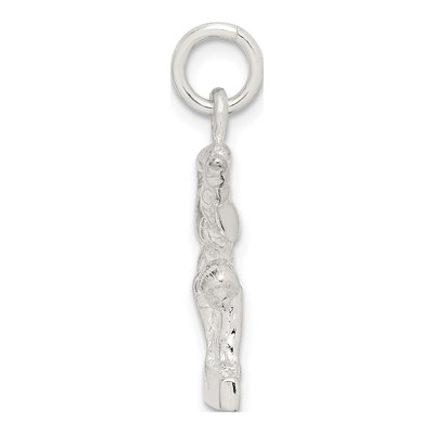 Sterling Silver Gymnast Pendant – view 3