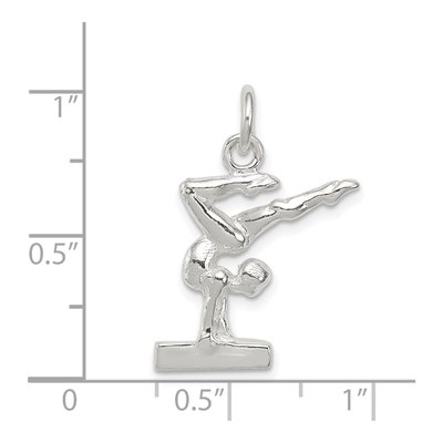 Sterling Silver Gymnast Pendant – view 5