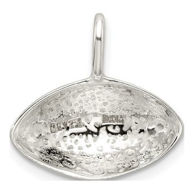 Sterling Silver Football Pendant – view 4