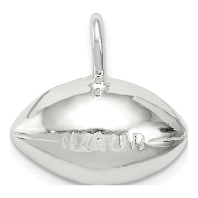Sterling Silver Football Pendant
