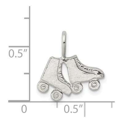 Sterling Silver Roller Skates Pendant – view 4