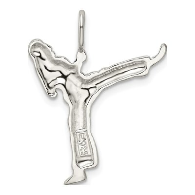 Sterling Silver Karate Pendant – view 4