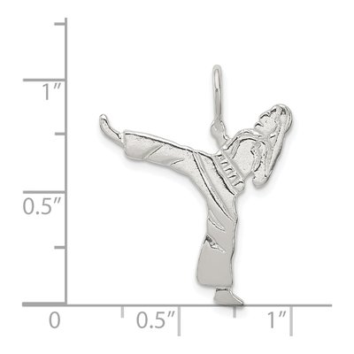 Sterling Silver Karate Pendant – view 5