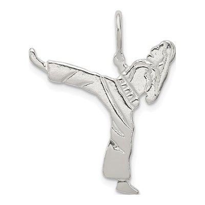 Sterling Silver Karate Pendant