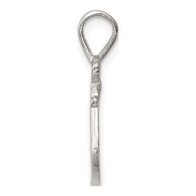 Sterling Silver Skier Pendant – view 3