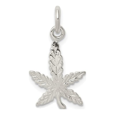 Sterling Silver Leaf Pendant