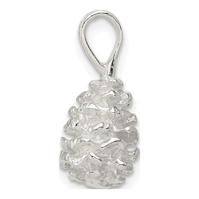 Sterling Silver Pinecone Pendant – view 3