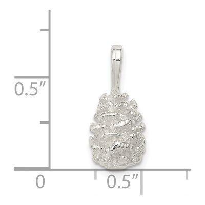 Sterling Silver Pinecone Pendant – view 5