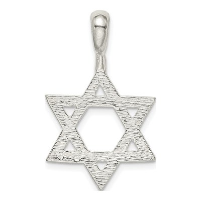 Sterling Silver Star of David Pendant – view 5