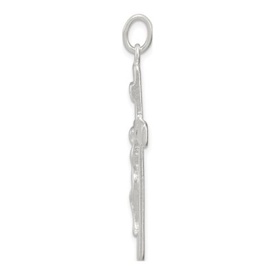 Sterling Silver INRI Crucifix Pendant – view 3