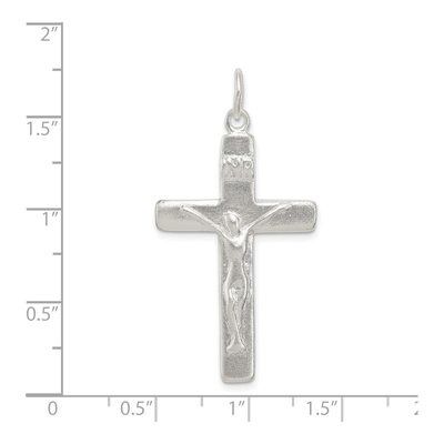 Sterling Silver INRI Crucifix Pendant – view 4