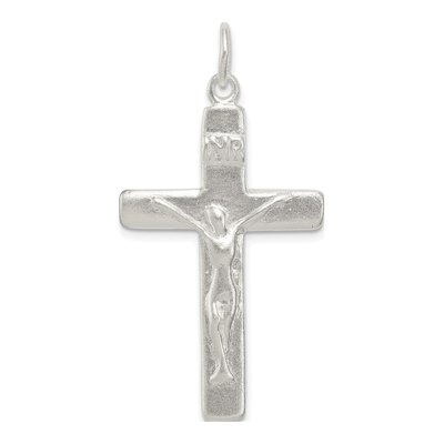 Sterling Silver INRI Crucifix Pendant
