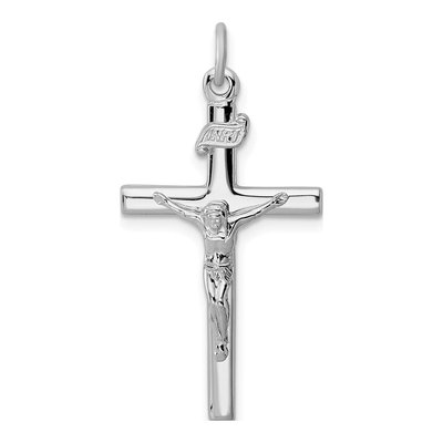 Sterling Silver INRI Crucifix Pendant