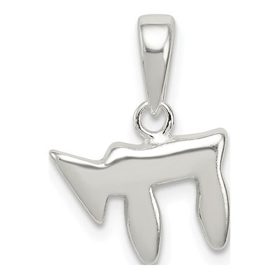Sterling Silver Chai Pendant