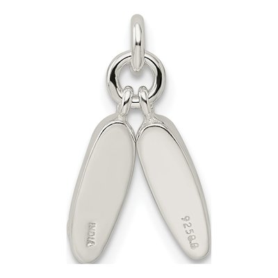 Sterling Silver Ballet Slippers Pendant – view 4