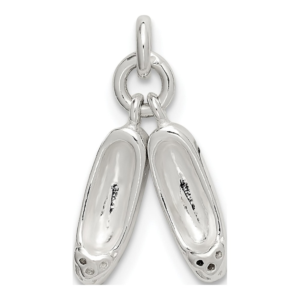 Sterling Silver Ballet Slippers Pendant