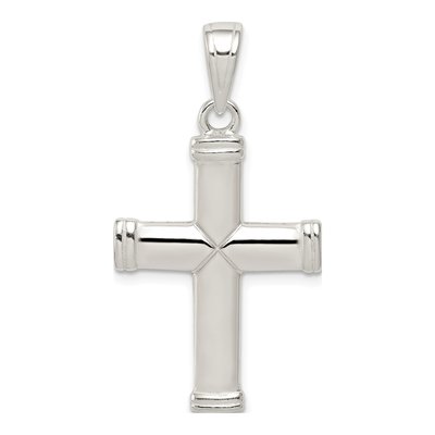 Sterling Silver Reversible Cross Pendant – view 4
