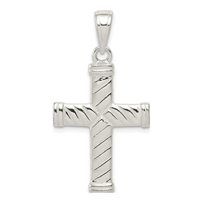 Sterling Silver Reversible Cross Pendant