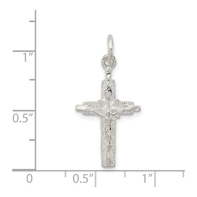 Sterling Silver INRI Crucifix Pendant – view 4