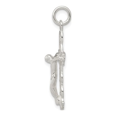 Sterling Silver Crucifix Pendant – view 3