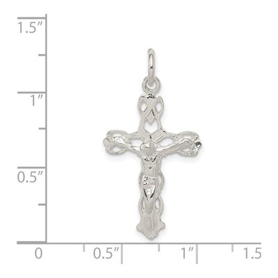 Sterling Silver Crucifix Pendant – view 4