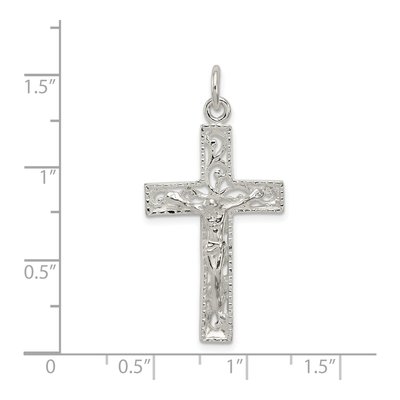Sterling Silver Crucifix Pendant – view 4