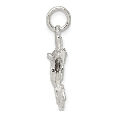 Sterling Silver Crucifix Pendant – view 3