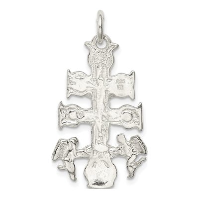 Sterling Silver Crucifix Cara Vaca Cross Pendant – view 5