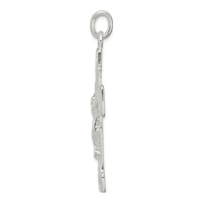 Sterling Silver Latin Crucifix Pendant – view 3